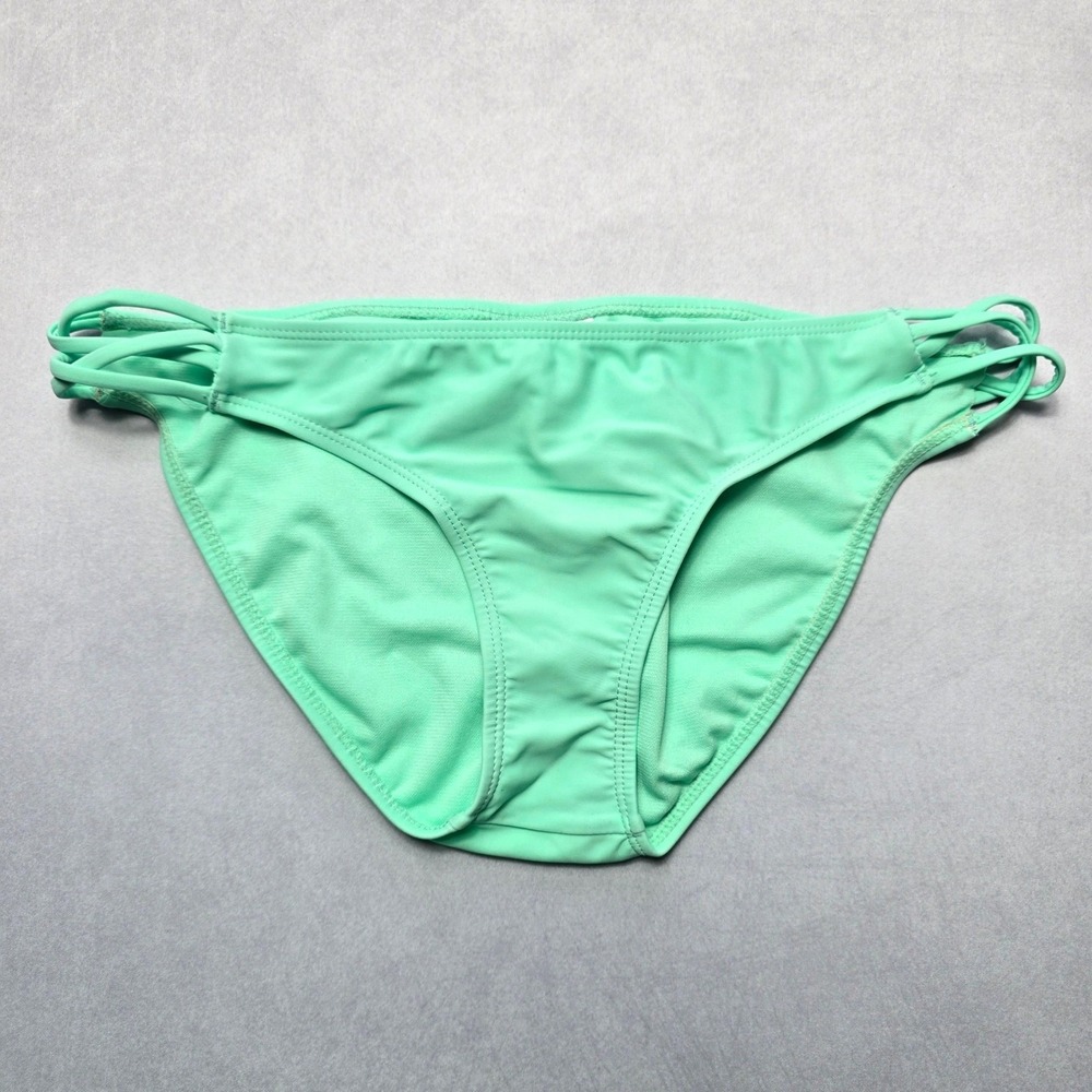 Arizona Jeans Co Green Swim Beach Cheeky Flirty Boho Bikini Bottom L Large‎